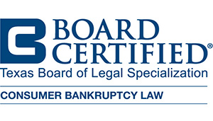 Board Certified Texas Board Of Legal Specilaization Consumer Bankruptcy Law